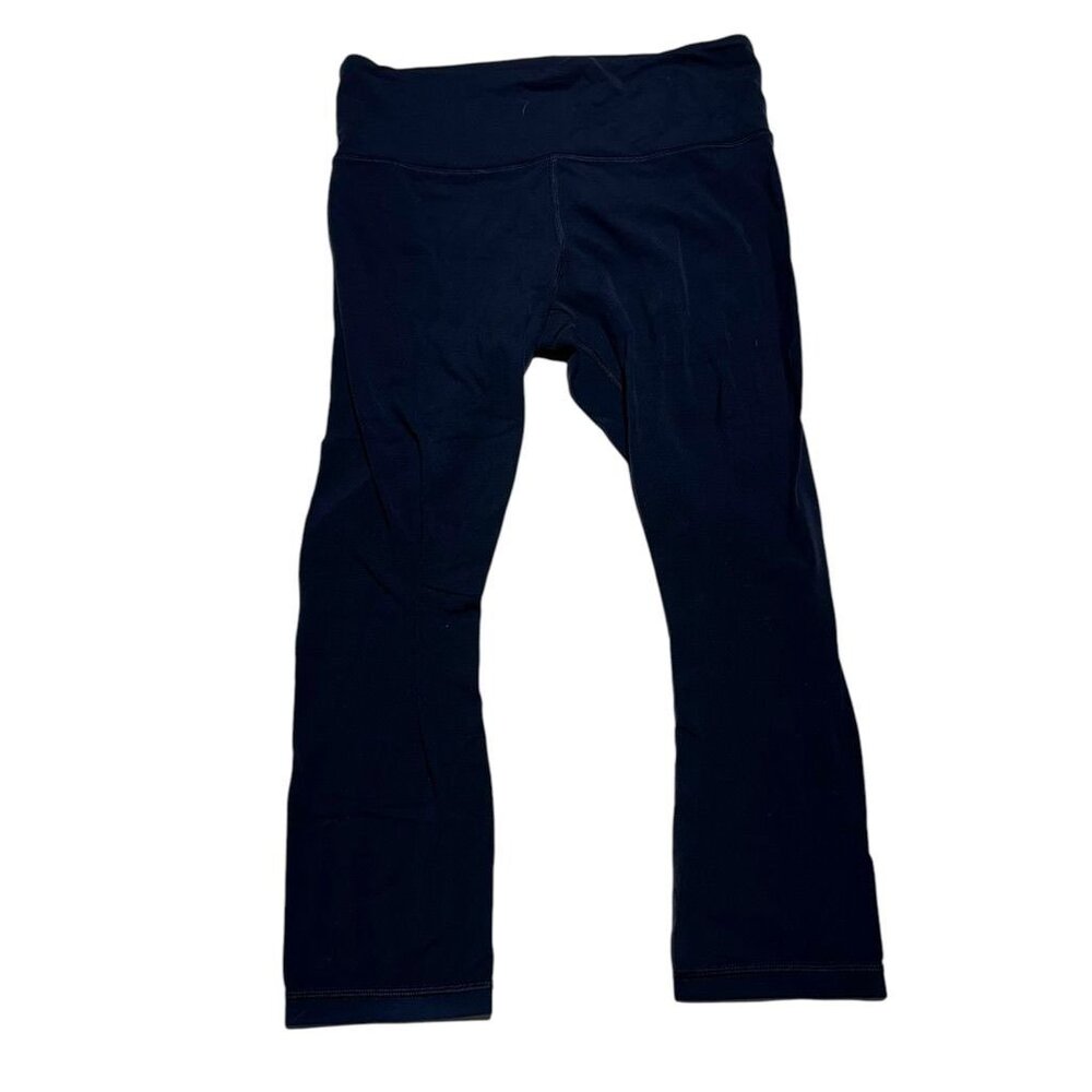 Athleta Blue Cropped Leggings Size Medium
